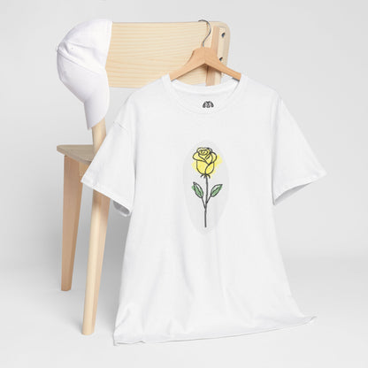 Yellow Rose Tee | Unisex | Casual T-Shirt