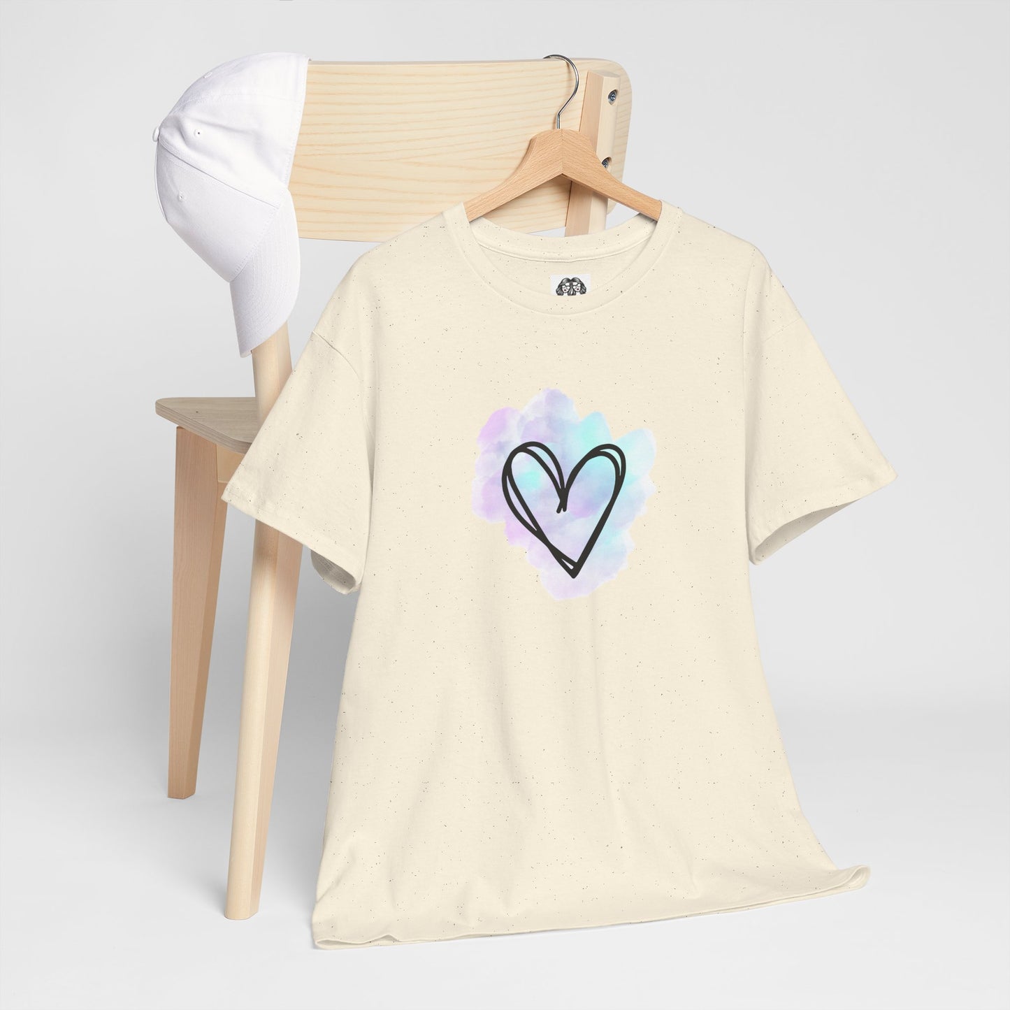 Watercolor Heart Tee | Unisex | Casual T-Shirt