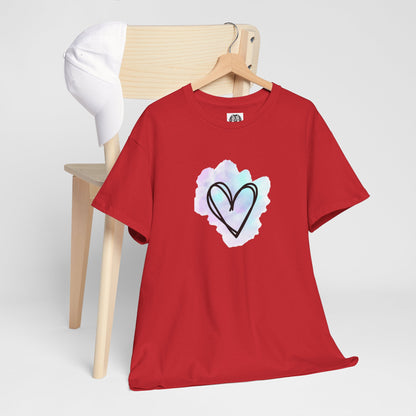 Watercolor Heart Tee | Unisex | Casual T-Shirt