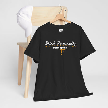 Funny Drink Responsibly Tee [Beer] | Unisex | Casual T-Shirt